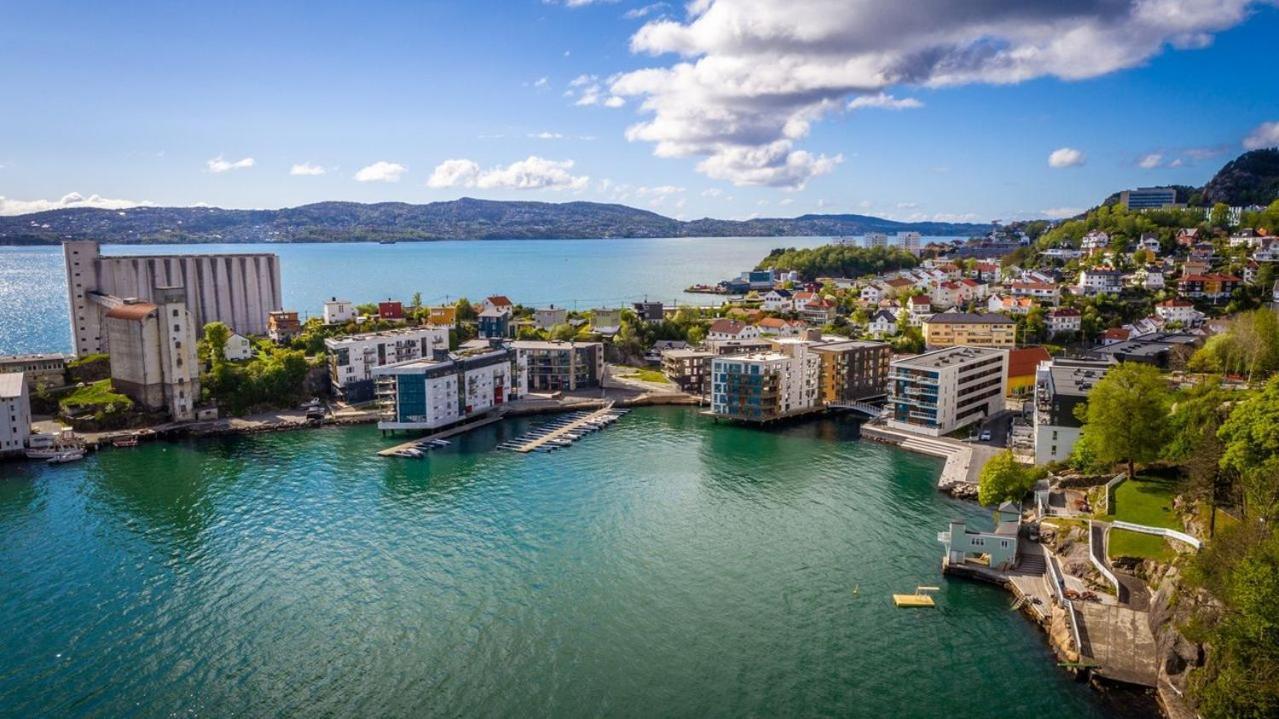 New Penthouse Apartment With Sea View In Bergen Centrum Екстер'єр фото